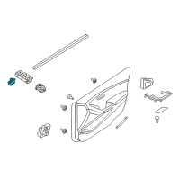 OEM 2013 Hyundai Elantra GT Unit Assembly-Power Window Assist Diagram - 93576-A5010