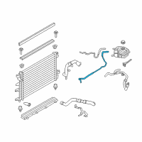 OEM 2017 Lincoln Continental Inlet Hose Diagram - G3GZ-8063-A