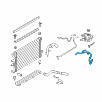 OEM 2018 Lincoln Continental Reservoir Hose Diagram - G3GZ-8C289-A