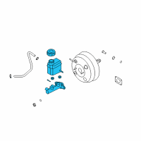 OEM 2007 Hyundai Santa Fe Cylinder Assembly-Brake Master Diagram - 58510-2B800