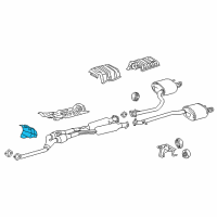 OEM 2018 Lexus GS300 INSULATOR, Front Floor Diagram - 58156-30160