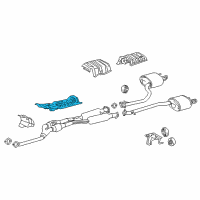 OEM 2019 Lexus GS F INSULATOR, Front Floor Diagram - 58158-30070