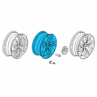 OEM 2021 BMW X3 Light Alloy Disc Wheel Reflexsilber Diagram - 36-11-6-876-918