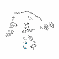 OEM 2021 Lexus RX450hL Tube, Cylinder Diagram - 44255-48070