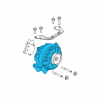 OEM Ford Explorer Sport Trac Alternator Diagram - 6U2Z-10V346-DQRM