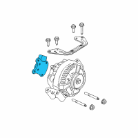 OEM 2000 Ford Ranger Regulator Assembly Diagram - F1DZ-10C359-A