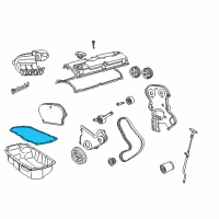 OEM Chrysler PT Cruiser Gasket-Oil Pan Diagram - 4777994AE