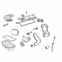 OEM 2007 Chrysler PT Cruiser Tube-Engine Oil Indicator Diagram - 4777964AB