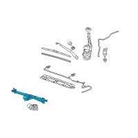 OEM Chevrolet Camaro Wiper Linkage Diagram - 20955390