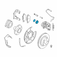 OEM BMW 535i GT xDrive Repair Set Brake Caliper Diagram - 34-21-6-769-103