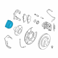 OEM BMW X1 Angular-Contact Ball Bearing Unit Diagram - 33-40-6-789-970