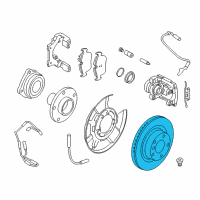 OEM BMW 335is Brake Disc, Ventilated Diagram - 34-21-6-855-004