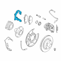 OEM 2013 BMW 328i Calliper Carrier Diagram - 34-21-6-768-696