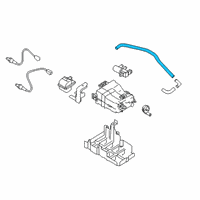 OEM 2022 Nissan Versa Hose-Emission Control Diagram - 18791-9KZ0B