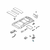 OEM 2003 Kia Sedona Lens Diagram - 2K53E51417