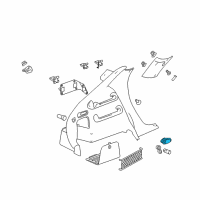 OEM 2005 Chevrolet Malibu Lamp Asm-Rear Compartment Courtesy Diagram - 25783872