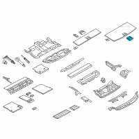 OEM 2014 BMW 535i GT xDrive Handle, Floor Carpet-Luggage Comp Diagram - 51-47-7-267-482