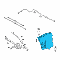 OEM Toyota GR Supra Washer Reservoir Diagram - 85315-WAA01