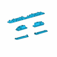 OEM Lexus LC500h Lamp Sub-Assy, License Plate Diagram - 81204-11010