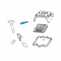 OEM GMC Terrain Spark Plug Diagram - 12681658