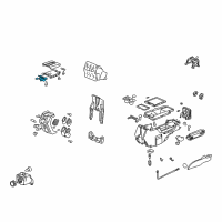 OEM Honda Hinge, Armrest Diagram - 83411-S9V-A01