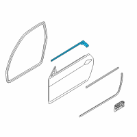 OEM 2013 BMW 135is Channel Sealing, Inside, Door, Front Left Diagram - 51-33-7-164-939