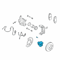 OEM Nissan 350Z Hub Assembly Road Wheel Diagram - 40202-AL56C