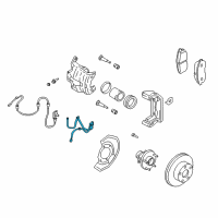 OEM 2007 Infiniti G35 Hose Assy-Brake, Front Diagram - 46210-AL50A