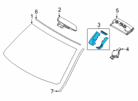 OEM 2020 BMW M235i xDrive Gran Coupe SET OF COVERS MIRROR BASEPLA Diagram - 51-16-9-874-194