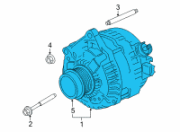 OEM 2021 Ford F-150 STARTER AND ALTERNATOR ASY Diagram - ML3Z-11A213-A