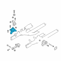 OEM Hyundai Tucson Engine Mounting Bracket Assembly Diagram - 21810-2S900