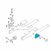 OEM 2015 Hyundai Tucson Transaxle Mounting Bracket Assembly Diagram - 21830-2S501