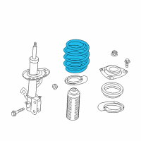 OEM 2019 Nissan Leaf Spring-Front Diagram - 54010-5SA1B