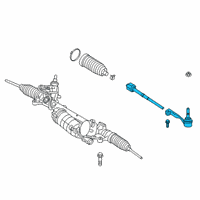 OEM 2021 BMW 330e xDrive RIGHT TIE ROD Diagram - 32-10-1-543-908