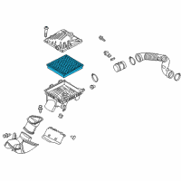 OEM Buick Regal Filter Element Diagram - 13319421