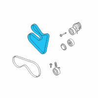 OEM BMW Ribbed V-Belt Diagram - 11-28-7-540-949