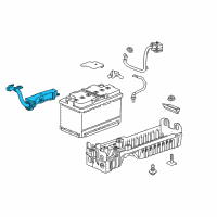 OEM Chevrolet Cruze Cable Asm-Rear Battery Positive Diagram - 39023579