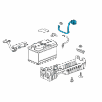 OEM 2019 Chevrolet Cruze Negative Cable Diagram - 42643100