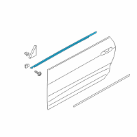 OEM 2017 Ford Mustang Belt Weatherstrip Diagram - FR3Z-6321453-E