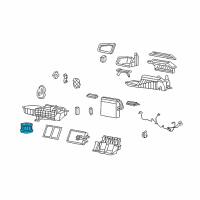OEM Chevrolet Corvette Blower Motor Diagram - 23456469