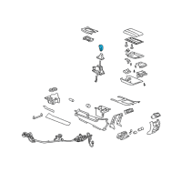 OEM Cadillac Shift Knob Diagram - 25824059