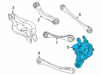 OEM BMW M240i xDrive WHEEL CARRIER, REAR LEFT Diagram - 33-30-6-893-969
