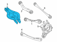 OEM 2019 BMW 330i ROLL-OVER STRUT WITH RUBBER Diagram - 33-32-6-886-448