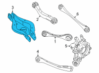 OEM BMW 230i ROLL-OVER STRUT WITH RUBBER Diagram - 33-32-6-886-448