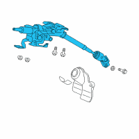 OEM Honda Civic Column Assembly, Steering Diagram - 53200-SNA-A06
