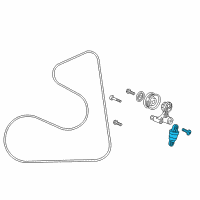 OEM 2015 Honda Accord Set, Tensioner Com Diagram - 31179-5A2-A01