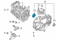 OEM 2008 Hyundai Tiburon Seal-Oil Diagram - 43119-39070