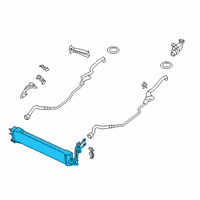 OEM 2021 BMW X5 Transmission Oil Cooler Diagram - 17-21-8-697-884