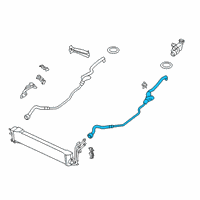 OEM 2022 BMW X7 TRANSMISSION OIL COOLER LINE Diagram - 17-22-9-500-612