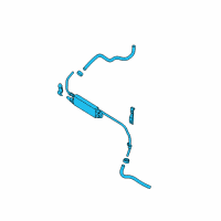 OEM Nissan Oil Cooler Assembly - Power Steering Diagram - 49790-EZ50D